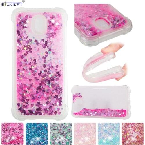 Glitter Case For Samsung Galaxy J5 Pro 2017 Bling Quicksand Bumper Cover SM-J530F/DS SM-J530FM/DS Soft Silicone Phone Case Funda