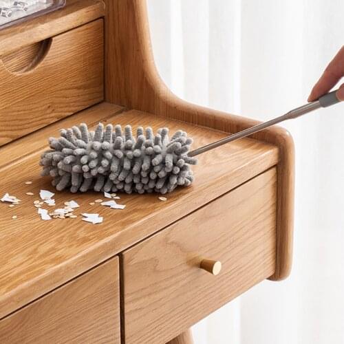 Household Living Room Cleaning Tool Dust Removal Cleaning Telescopic Cleaning Stains Dust Hair Artifact Feather Brush