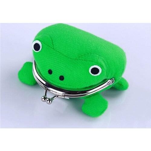 Frog Coin Purses Adult Kids Wallet Cartoon Pouch Anime Shape Fluff Clutch Wallet Purse Coin Holder Gift