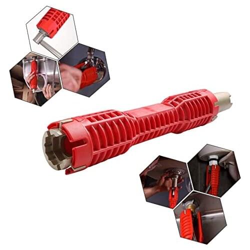 Multifunctional Water Pipe Double End Wrench Basin Bottom Pliers Sleeve Bathroom Faucet Sink Installation and Maintenance Tool