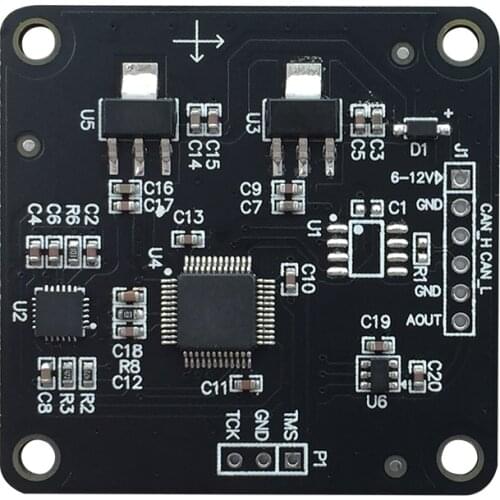 0~360 Degree Inclination Sensor Module Single-axis Voltage Output Type Inclinometer Measurement