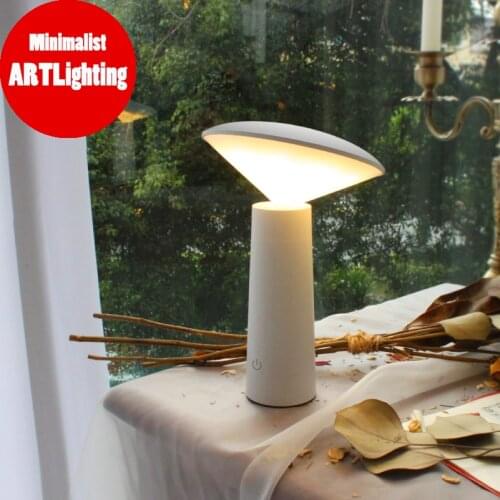 Touch Table Lamps 3 Modes Night Lights LED Desk Lamp Portable Rechargeable Bright Flexo Table Lamp For Bedroom