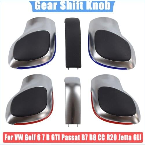 New Modification Chrome Matte Gear Shift Knob DSG Cover Cap For Volkswagen VW Golf 6 7 R GTI Passat B7 B8 CC R20 Jetta MK6 GLI