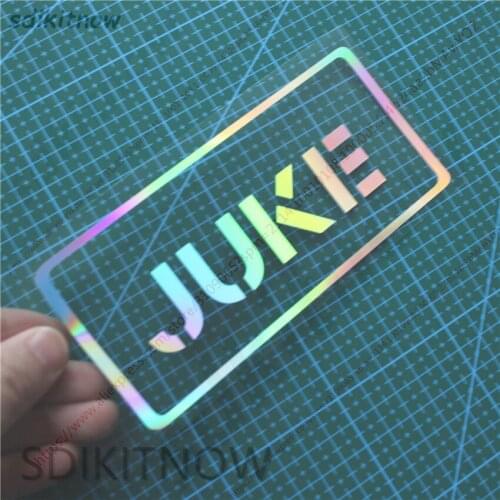 New Rainbow color changes as light Car Sports Decal Sticker Styling Window Door Decoration For NISSAN JUKE 2011 2015 accessories
