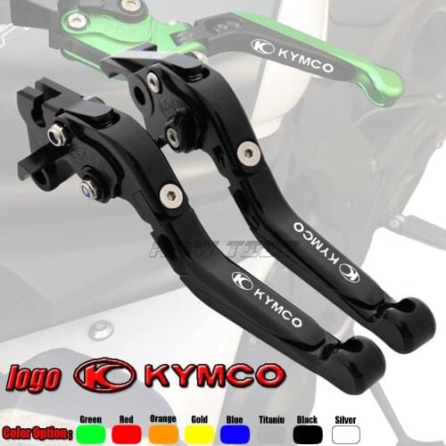 New Product LOGO " AK550" Motorcycle CNC Brake Clutch Levers For KYMCO AK550 2017 Adjustable Extendable Foldable