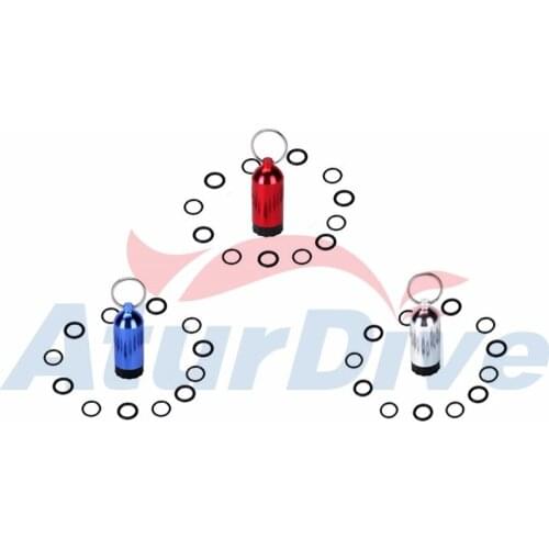 Submersible gas cylinder o ring red silver blue three-color d interface SCUBA tank keychain tank valve seal ring Diving cylinder