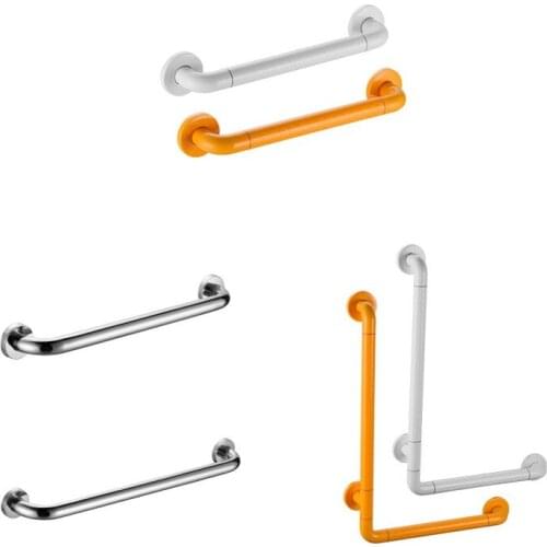 SUS 304 Stainless Steel Bathroom Toilet Handrail Grab Bar Shower Room Safety Support Handle Towel Rack Safety Handle Shower Bar