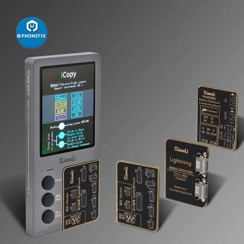 QIANLI iCopy Plus with Battery Board for iPhone 7 8 X XR XS MAX LCD / Vibrator Transfer Display / Touch EPROM Repair Programmer