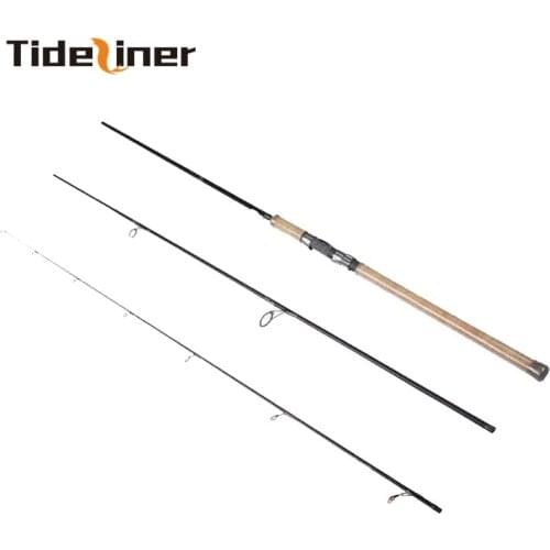 Spinning lure fishing rod 2.7M 3.0M 3.3M 3.6m high carbon fiber fishing pole top quality three sections SIC Guide rings