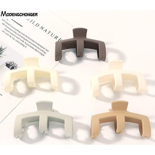 1PC Fashion M-shaped Hairpin For Woman Girls Temperament Hollow Hair Grab Back Hair Clip Bath Plate Headwear Hair Accessories