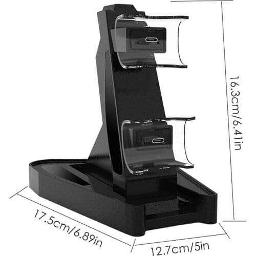 Controller Charging Station Fast Dual USB Charger For Controller Dual Fast Charging Cradle Dock Station For PS5 Joystick Gamepad
