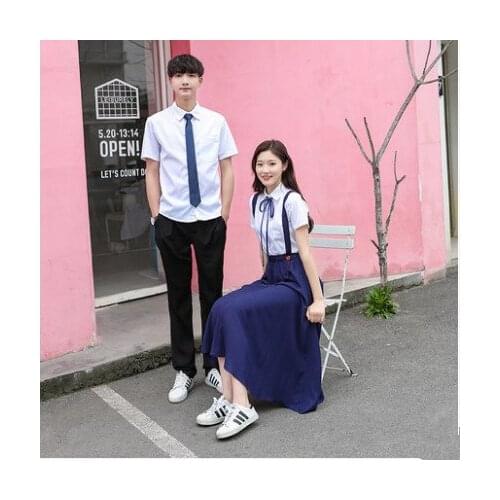 2019 summer school uniform set student uniform tie sailor suit set JK uniform costume japanese school uniform girl cute cosplay