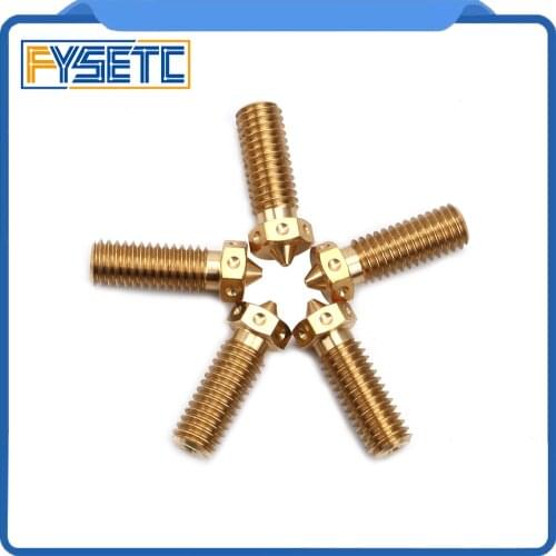 5pcs V6 Volcano Nozzle Super Quality For 3D Printers Hotend Volcano Upgrade Kit For E3D Volcano Hotend 1.75mm Filament