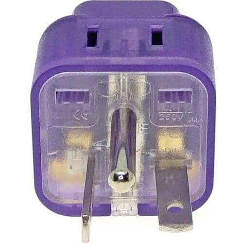 Lot 5 North American NEMA 6-20P US 2 IN 1 Electrical Plug Adapter Multi Outlet conver US/AU/EU/UK/China/Japan......WONPRO