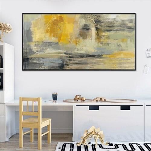 Abstract Retro Brown pattern Canvas Paintings Nordic Wall Art Prints Poster Living Room Decorative Paintings Wall Home Decor