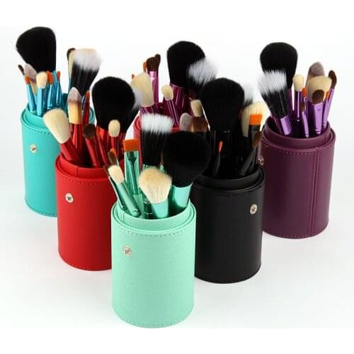Ange Aile 12Pcs/Set New Naked Makeup Brushes Professional Cosmetic Facial Makeup Tools Brush Kit Set With Sack Eyeshadow Blusher
