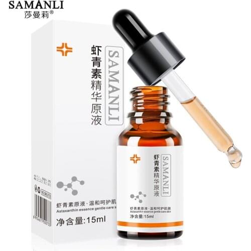 Astaxanthin Serum Facial Whitening Moisturizing Hyaluronic Acid Essence Deep Repair Shrink Pores Face Nourishing Skin Care