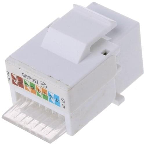 CAT5E UTP Network Module Tool-free RJ45 Connector Cable Adapter