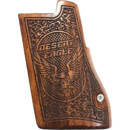 Desert Eagle 45cal., 357 mgn.,50cal. With Logo for Custom Series Laser Cutting Wooden Grip Mod4