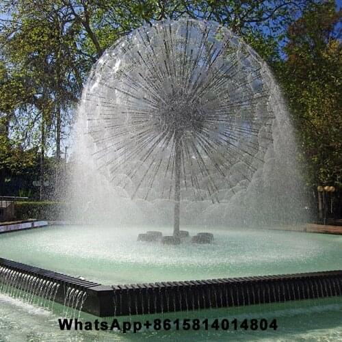 Factory direct brass fountain nozzle crystal ball dandelion fountain nozzle landscape pool 1 "DN25 1.5" DN40 2 "DN50 3" DN80