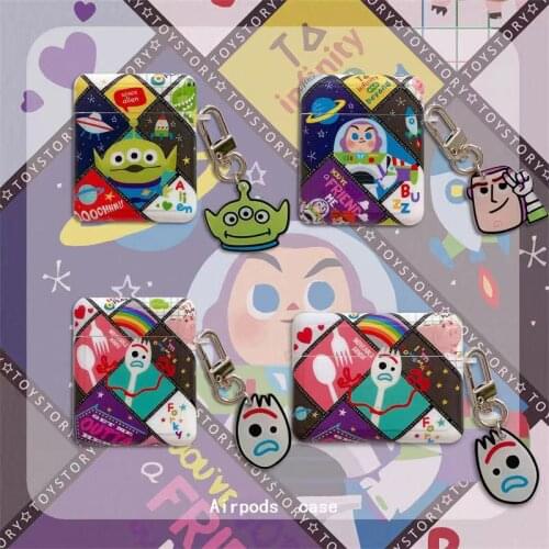 Disney Toy Story Woody Fork Stitch Soft Shell Wireless Earphone Protective Case for Apple Airpods 1 2 Pro Protective Case Gift