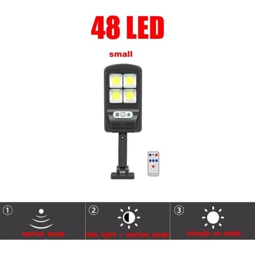 Tabular oblong 100 LED Solar Light Powered Sunlight Outdoor Solar Lamp Waterproof PIR Motion Sensor Street Garden Décor security