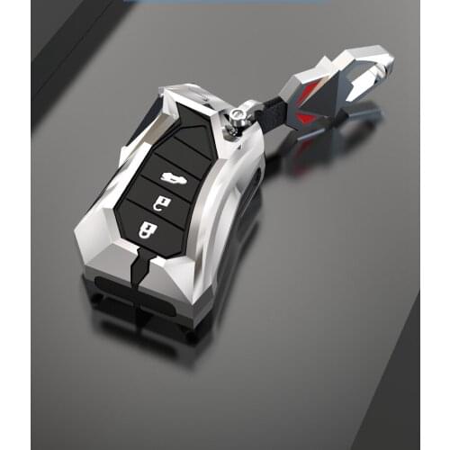 For Lexus ES 2007 2010 - 2020 ES300 ES330 ES350 ES300h 300 330 350 300h Anti-Slip Mat Car Galvanzed Alloy Key Case Accessories