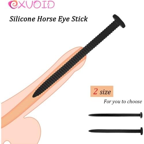 EXVOID Sex Shop Silicone Urethral Tube Horse Stimulate Masturbation for Men Male Penis Insert Device Penis Plug Sex Toys For Men