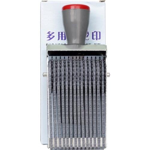 Multipurpose 12 Digit Alphabet Rolling Rubber Stamp English Letter Number Emboss Diy Scrapbooking Roller Stationery