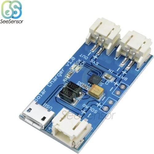 CN3065 Mini Solar Lithium Battery Charger Board Lipo Battery Charging Module Solar Panel Micro USB for Outdoor Camping Sports