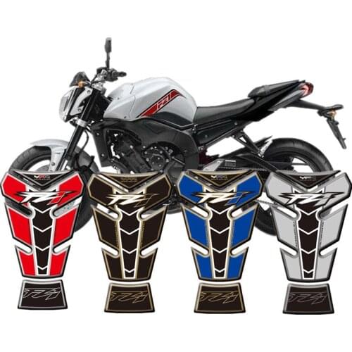 Motorcycle 3D Fuel Tank Protective Stickers Decals For Yamaha FZ1 2001-2015 Tank Protective Stickers