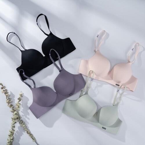 Sexy Deep U Bras For Women Push Up Lingerie Seamless Wireless Fashion Comfortable Brassiere Female Underwear Intimates