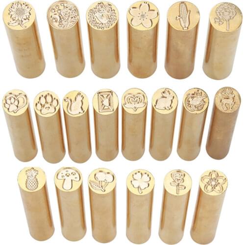 15mm Paint Wax Seal Stamp Set Birthday Card Retro DIY Envelope Stamps Rose Crown Tree Ornament for Classic Wedding Invitations