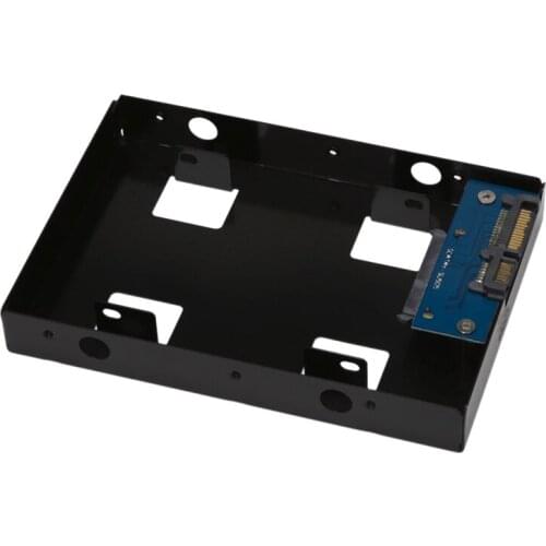 2.5 Inch SATA SSD or Mechanical Hard Disk to 3.5 Inch SATA SSD,SSD Bracket Tray 2.5 Inch to 3.5 Inch Hard Disk Bay