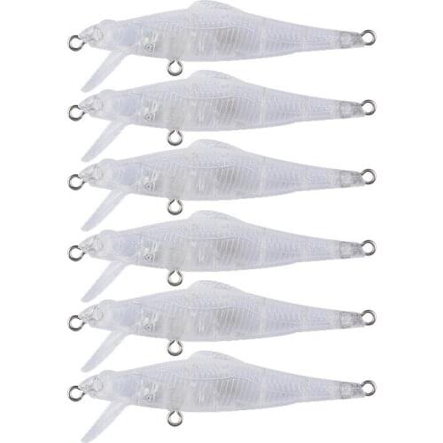 3.8g 13.7g 50pcs blank nude baits crank pencil Minnow bait Unpainted Lure Bodies Fishing bait