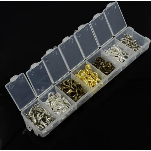 Accessories popular lobster buckle mixed color boxed bracelet necklace diy handmade accessories