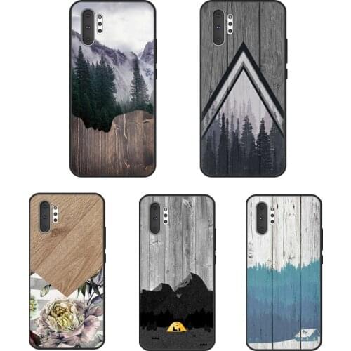 NATURE WOOD PRINTS Phone Case For Samsung Galaxy S10 S9 S8 S20 FE S21 Ultra Note 20 Note9 Note 10 Plus Cover