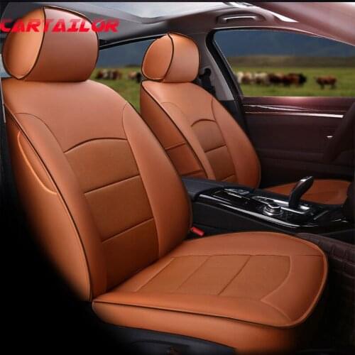 CARTAILOR New Leather Car Seat Cover for Acura tl Seat Covers Cars Accessories Set Automobiles Cars Seats Protector Auto Cushion
