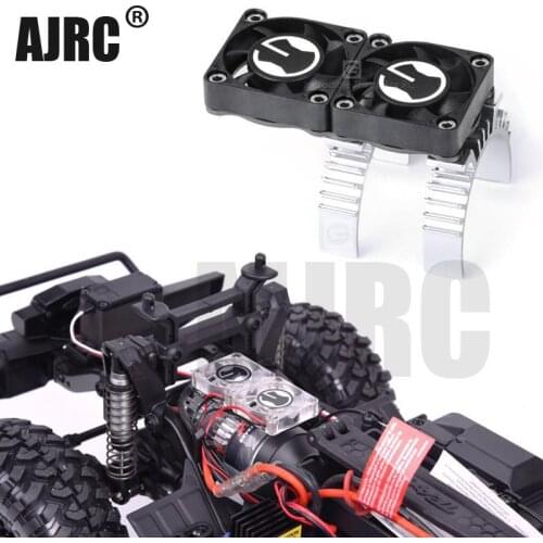 1/10 Climbing Car Upgrade Part Traxxas Trx-4 T TRX4 82056-4 Heat Sensitive Radiator Motor Cooling 2 Fan 2019 new