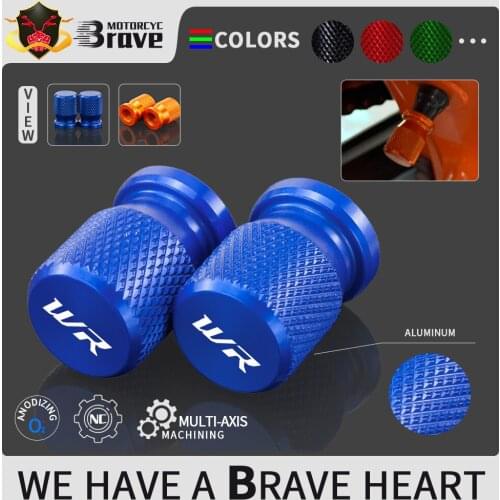 For YAMAHA WR250R WR250X WR 250R 250X 250 R X Motorcycle Accessories Wheel Tire Valve caps CNC Aluminum Airtight cover