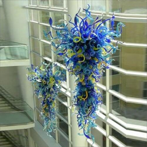 Well Designed Home Chandelier Lighting Mini Size Art Glass Chandelier Lighting LED