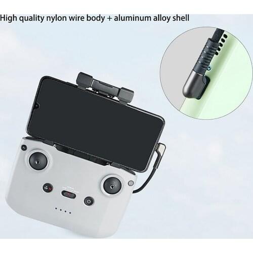 Data Line Connection Data Transfer Wire Cord Cable for DJI Mavic Air 2 /Mavic Mini 2 Drone Remote Control Tablet