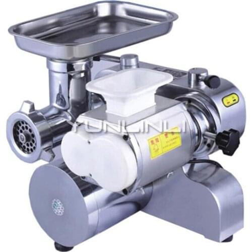 Commercial Mini Meat Grinder Electric Meat Slicer Grinding+Slicing Dual Use Meat Cutter BL12-80
