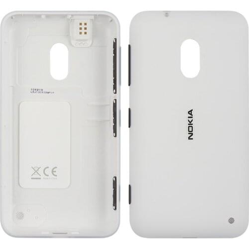 Housing Back Cover Battery Cover Repair Part Replacement compatible with Nokia 620 Lumia, (with side button)