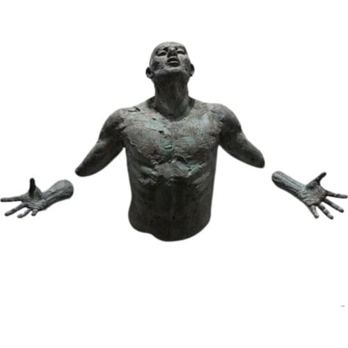 Creative Running Character Sculpture Resin Wall Hanging Background Decoration Wall Outdoor Sport Man Figures Statue Home Decor