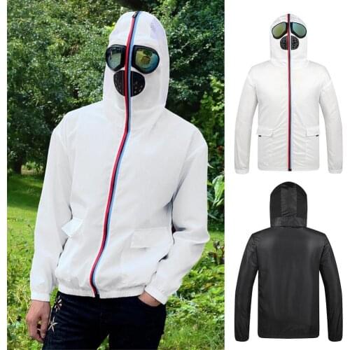 Camping Rain Jacket Men Women Waterproof Sun Protection Clothing Fishing Hunting Clothes Quick Dry Skin Windbreaker With Pocket