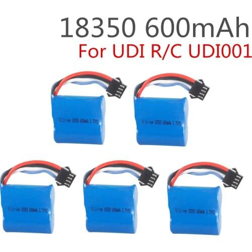 3.7V 600mAh Li-ion battery 18350 Replacement battery for UDI R/C UDI001 Venom Speed Boat