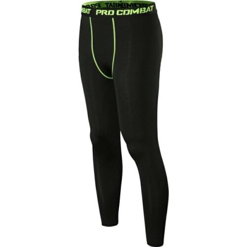 Men Sports Running Pants High Elastic Quick Dry Fitness Bodybuilding Skinny Leggings Male Compression Basketball Pants