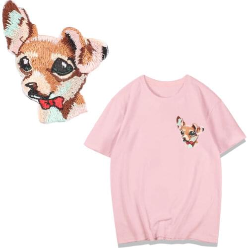 Bee dog dinosaur Heat Transfer Patches For Stripe Clothes Patch A-level Washable Iron On Applique DIY Clothing Sticker