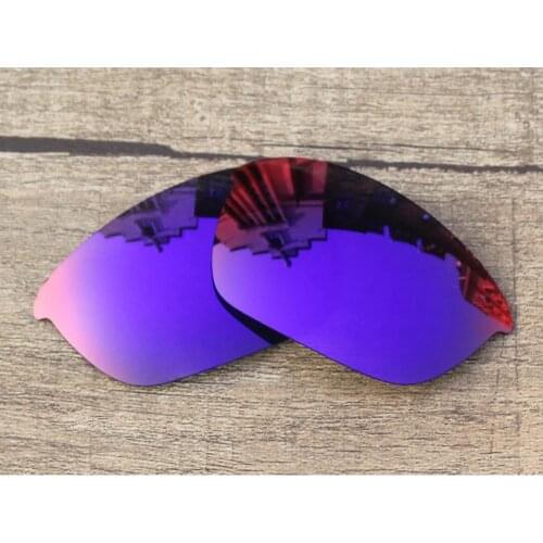 Vonxyz Midnight Mirror Polarized Replacement Lenses for-Oakley Half Jacket 2.0 Frame